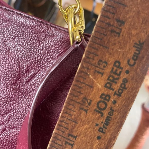 LOUIS VUITTON Metis Hobo Monogram Empreinte Leather Tote Dark Burgundy Authentic - Picture 14 of 16